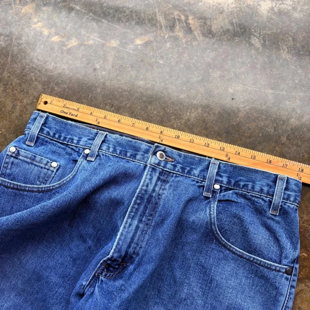 Vintage Levis SilverTab Baggy Jeans Mens 36 Blue Wide Leg Skater Denim 90s‎ 00s